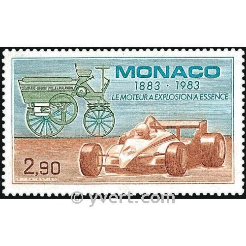 n° 1371 -  Timbre Monaco Poste