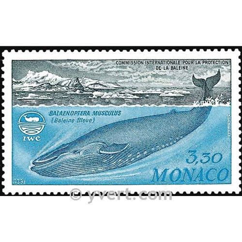 n° 1372 -  Timbre Monaco Poste