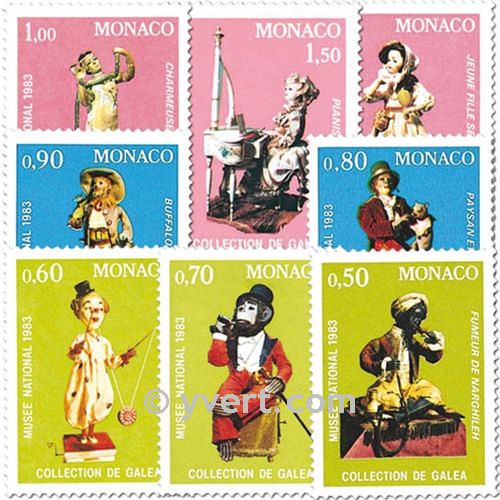 n° 1377/1384 -  Timbre Monaco Poste