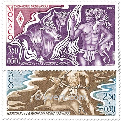n° 1387/1388 -  Timbre Monaco Poste