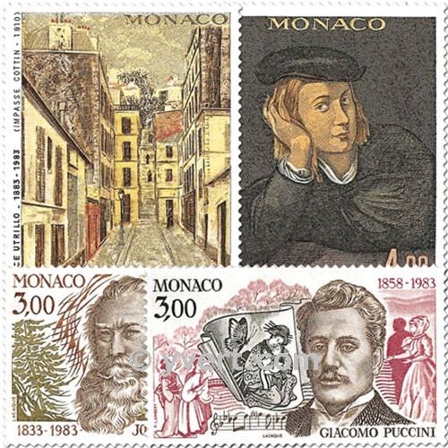 nr. 1389/1392 -  Stamp Monaco Mail