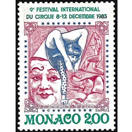 n° 1397 -  Timbre Monaco Poste