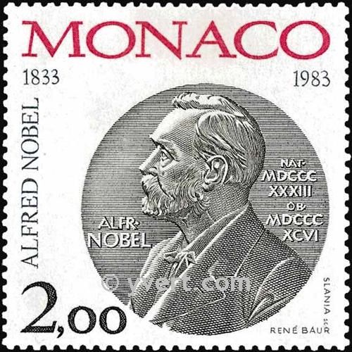 n° 1401 -  Timbre Monaco Poste
