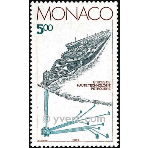 n° 1403 -  Timbre Monaco Poste