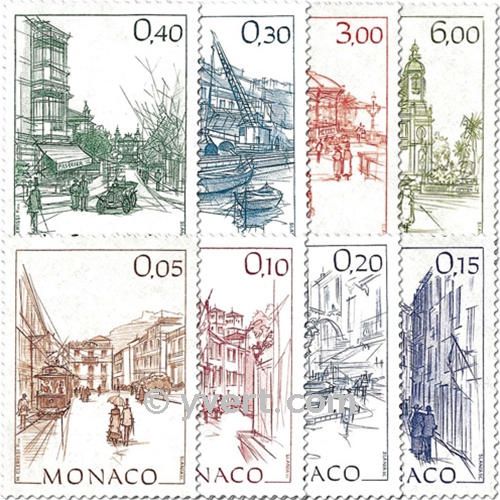 n° 1404/1411 -  Timbre Monaco Poste