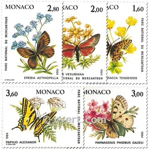 n° 1420/1424 -  Timbre Monaco Poste