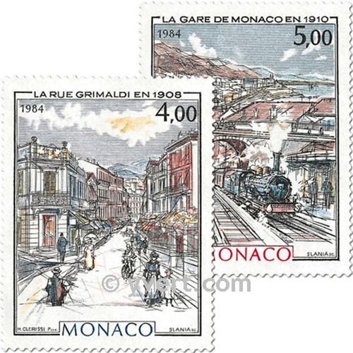 n.o 1433/1434 -  Sello Mónaco Correos