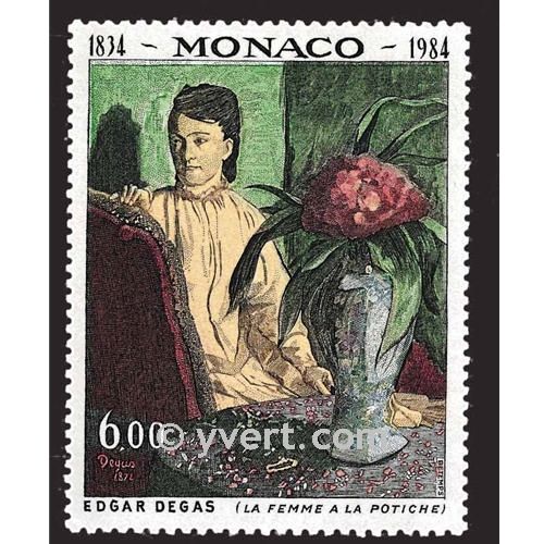 n° 1455 -  Timbre Monaco Poste