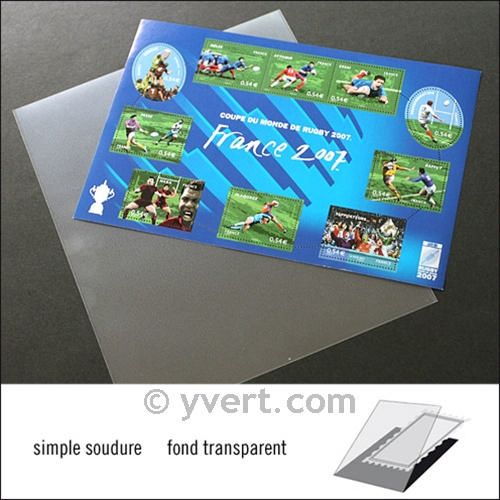 Pochettes simple soudure - Lxh:210x170mm (Fond transparent) (D)