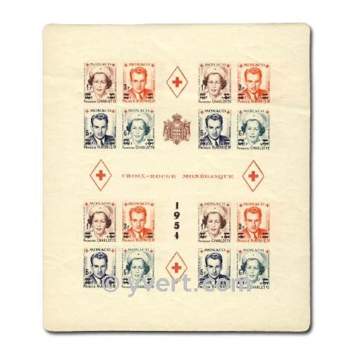 nr. 4B -  Stamp Monaco Souvenir sheets