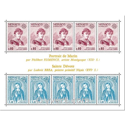 nr. 10 -  Stamp Monaco Souvenir sheets