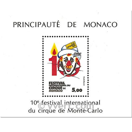 n° 29 -  Timbre Monaco Bloc et feuillets