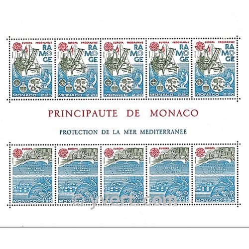 n° 34 -  Timbre Monaco Bloc et feuillets