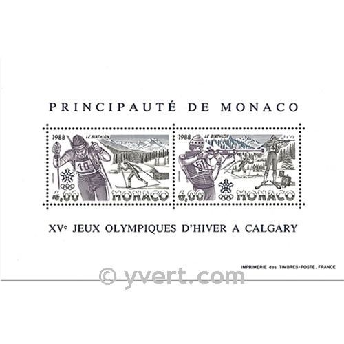 n° 40 -  Timbre Monaco Bloc et feuillets