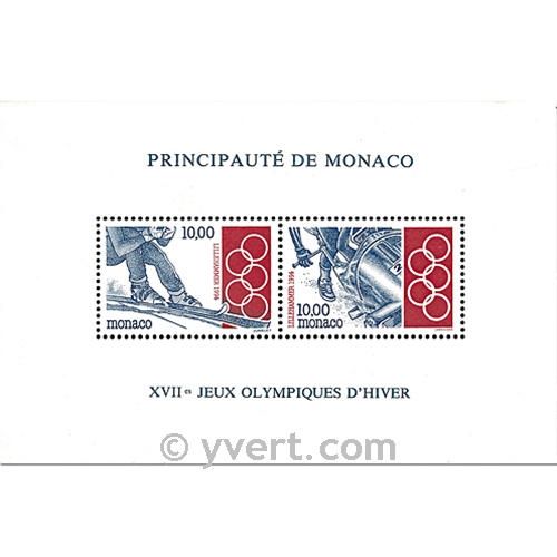 nr. 63 -  Stamp Monaco Souvenir sheets