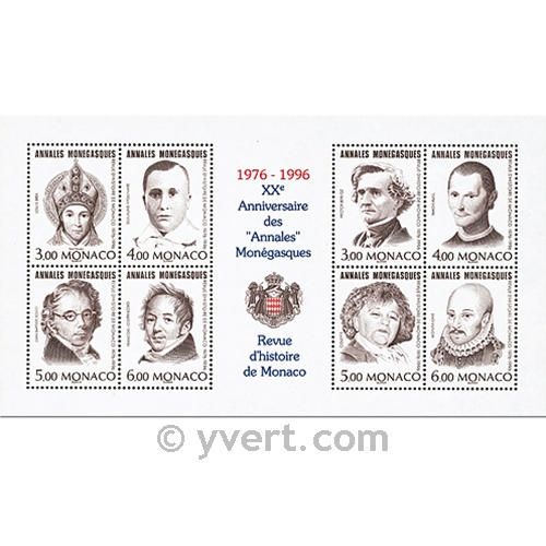 nr. 72 -  Stamp Monaco Souvenir sheets