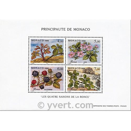 nr. 74 -  Stamp Monaco Souvenir sheets