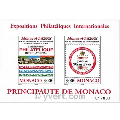 nr. 88 -  Stamp Monaco Souvenir sheets