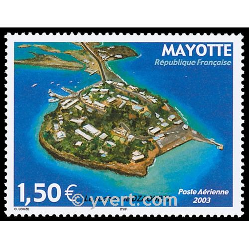 n° 6 -  Timbre Mayotte Poste aérienne