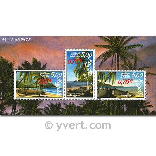 nr. 2 -  Stamp Mayotte Booklets panes