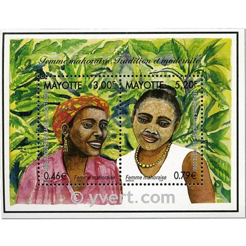 nr. 3 -  Stamp Mayotte Booklets panes