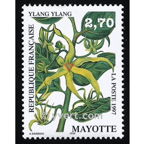 n.o 42 -  Sello Mayotte Correos