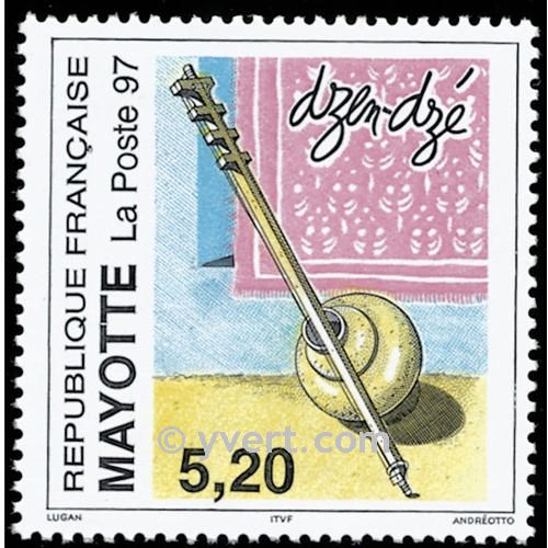 n° 44 -  Timbre Mayotte Poste