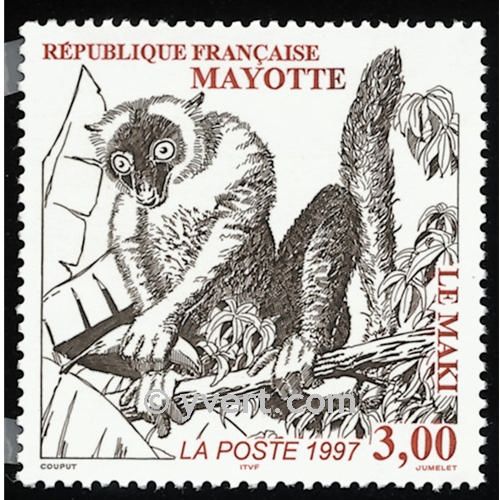 n.o 46 -  Sello Mayotte Correos