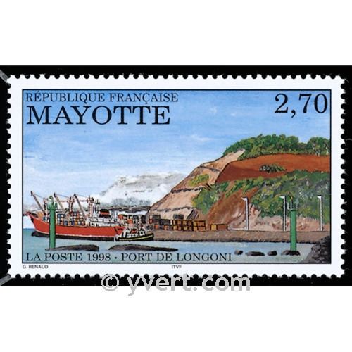 n° 53 -  Timbre Mayotte Poste