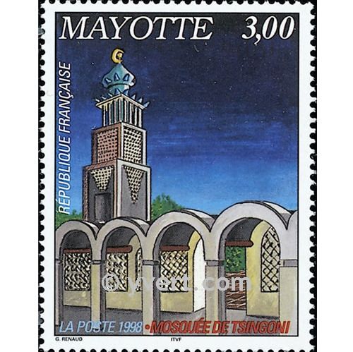 n.o 57 -  Sello Mayotte Correos