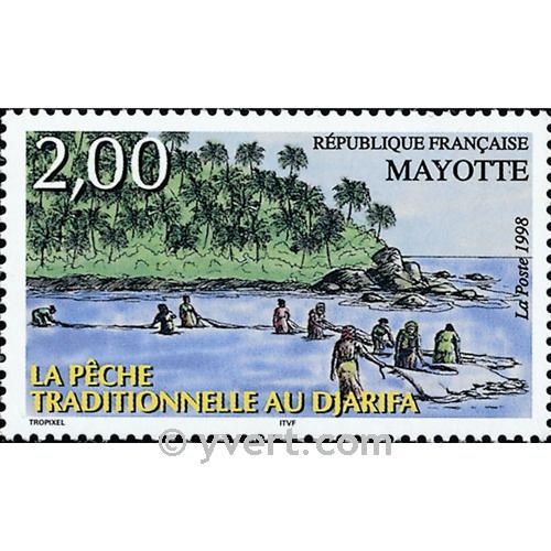 n° 59 -  Timbre Mayotte Poste