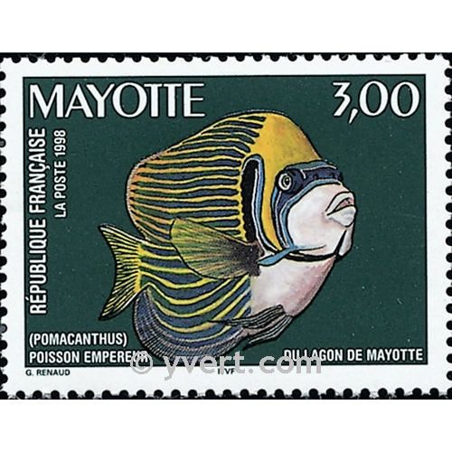 n.o 60 -  Sello Mayotte Correos