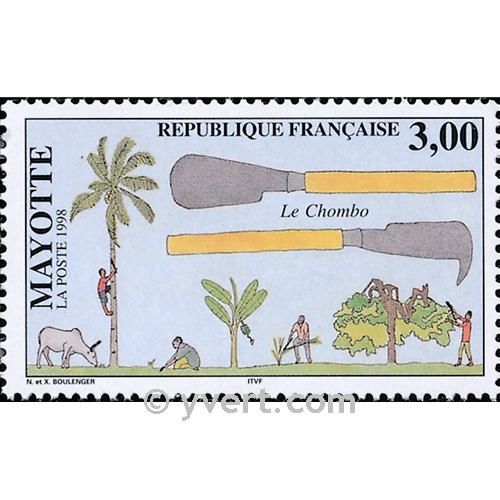 nr. 61 -  Stamp Mayotte Mail