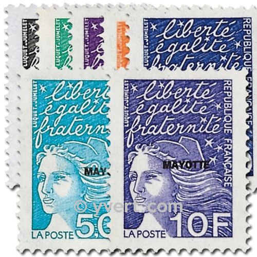 n° 62/68 -  Timbre Mayotte Poste