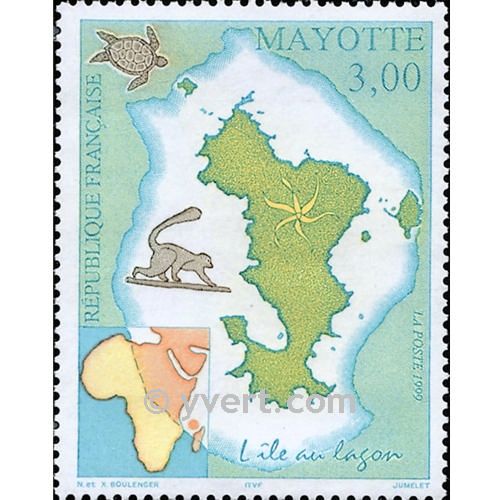 nr. 69 -  Stamp Mayotte Mail