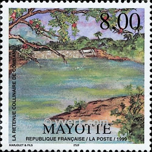 n.o 70 -  Sello Mayotte Correos