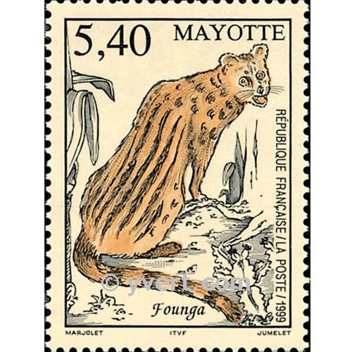 n.o 76 -  Sello Mayotte Correos