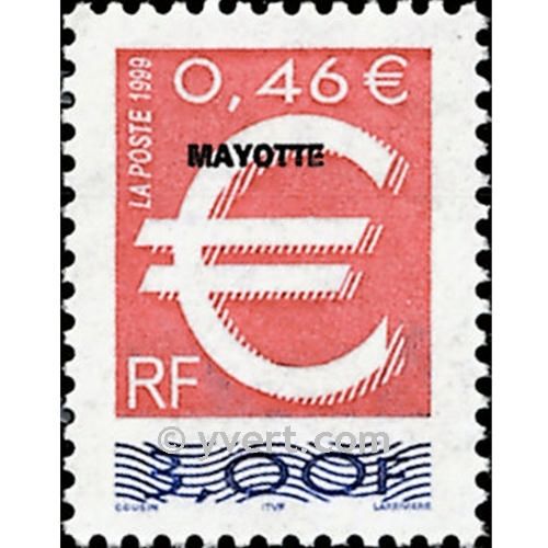 n.o 77 -  Sello Mayotte Correos