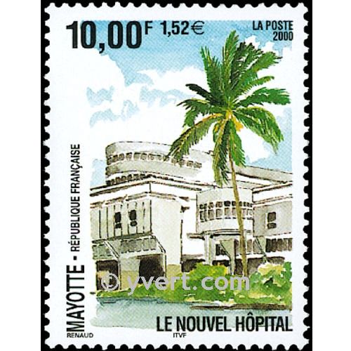 n.o 91 -  Sello Mayotte Correos