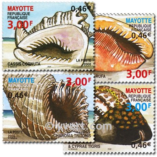 n° 92/95 (BF 4) -  Timbre Mayotte Poste