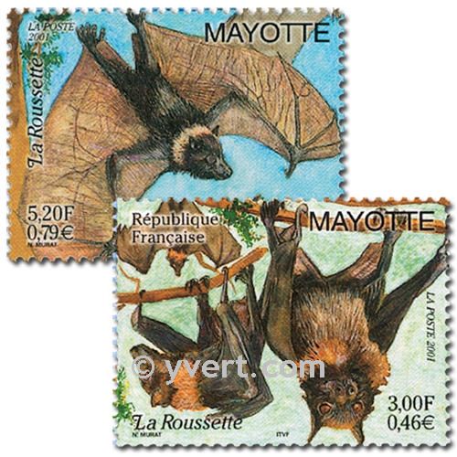 n° 104/105 (BF 5) -  Timbre Mayotte Poste