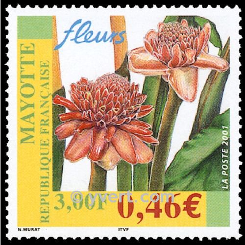 n° 107 -  Timbre Mayotte Poste