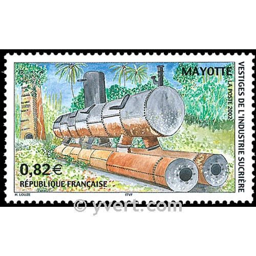 n.o 133 -  Sello Mayotte Correos