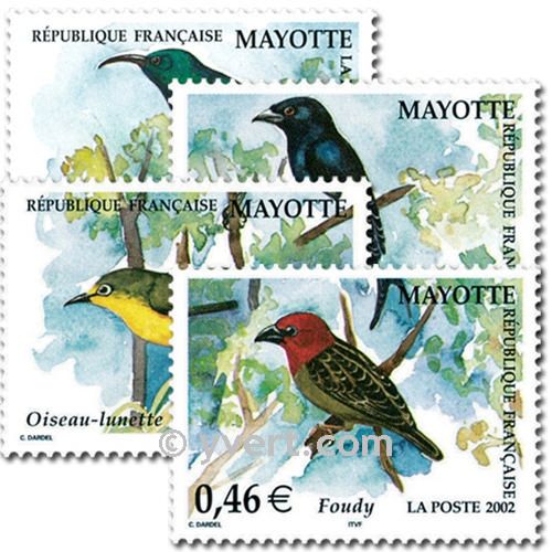 n.o 134/137 -  Sello Mayotte Correos