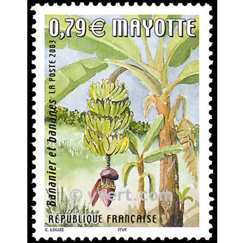 n° 141 -  Timbre Mayotte Poste