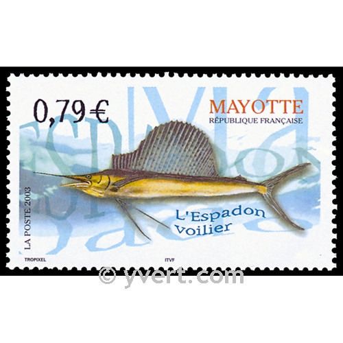 n° 143 -  Timbre Mayotte Poste