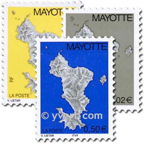 n° 150/152 -  Timbre Mayotte Poste