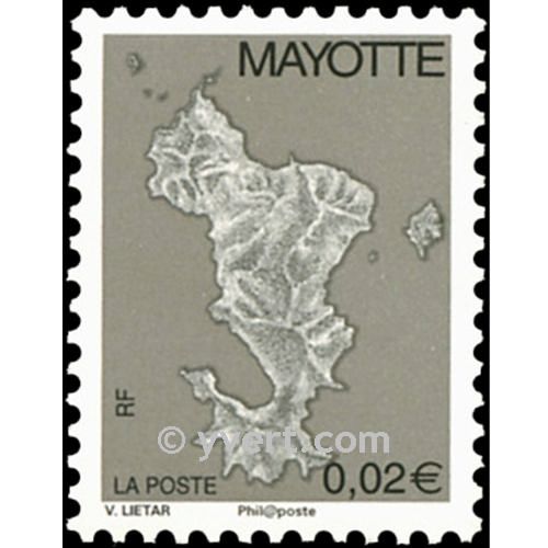 n°151a - Timbre Mayotte Poste