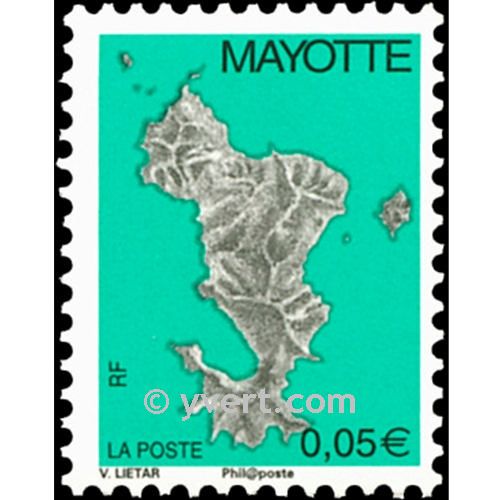 n.o 158a -  Sello Mayotte Correos