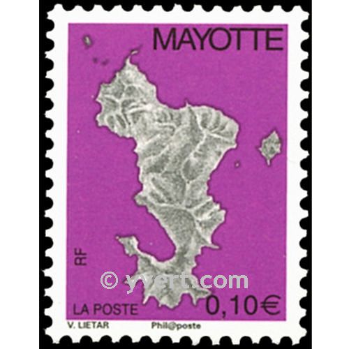 n°159a - Timbre Mayotte Poste